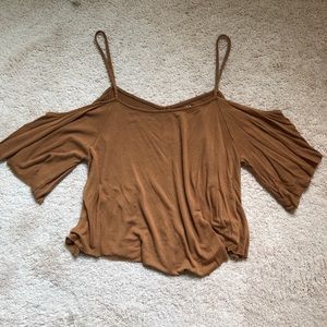 Off the shoulder tank